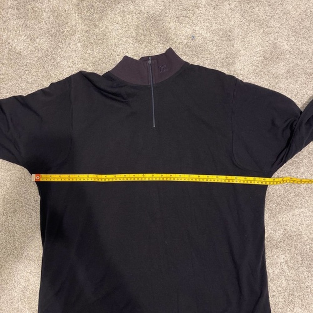 Zero Restriction Navy Double Layer Quarter Zip Pu… - image 6